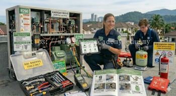 R290 commercial HVAC servicing