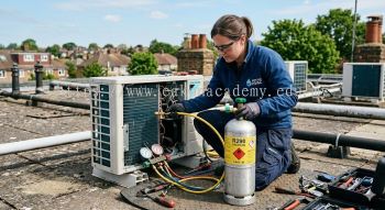 R290 cylinder handling during servicing