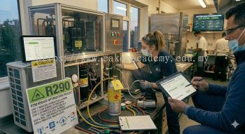 propane refrigerant system maintenance