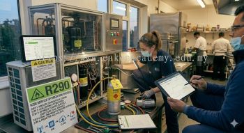 R290 HVAC system maintenance