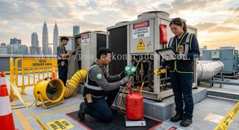 R290 refrigerant top-up and maintenance
