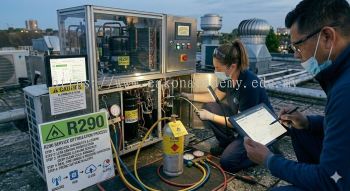 R290 refrigeration system maintenance