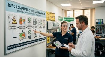 R290 compliance certification requirements