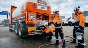 R290 emergency procedures during transport