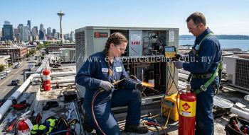 R290 HVAC retrofit procedures