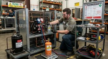 R290 refrigerant replacement retrofit
