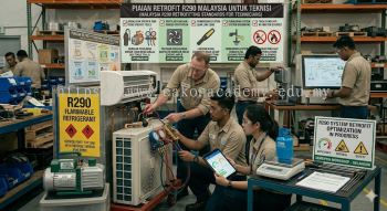 R290 refrigerant system retrofit optimizationn