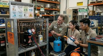 R290 safe retrofit handling procedures
