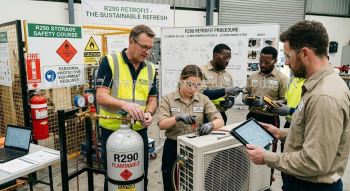 R290 retrofit technician training