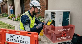 R290 refrigerant leak risk assessment