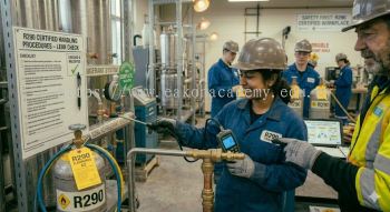 R290 certified handling procedures