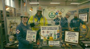 propane refrigerant cylinder storage safety