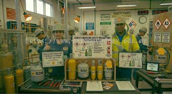 R290 cylinder fire safety precautions