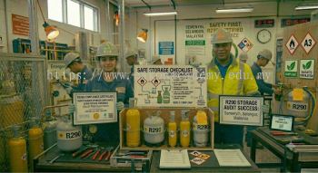 R290 cylinder storage compliance standards