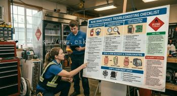 R290 maintenance troubleshooting checklist