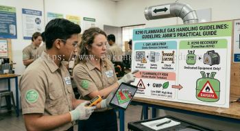 R290 flammable gas handling guideline