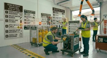 R290 handling equipment protocols