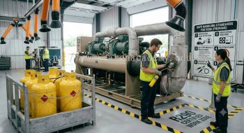 R290 industrial refrigerant handling protocols