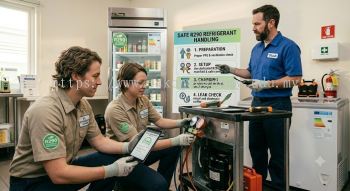 R290 refrigerant handling procedures