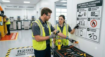 R290 refrigerant handling safety standards