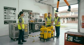 R290 refrigerant transport and handling