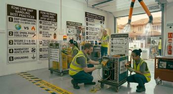 R290 safe gas handling in HVAC systems