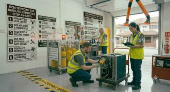 R290 servicing gas handling protocols