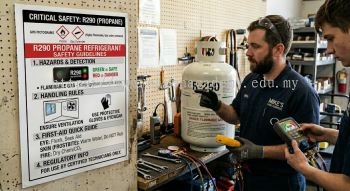 R290 refrigerant safety information