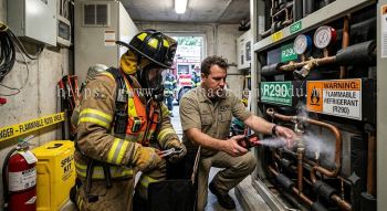 flammable refrigerant emergency handling
