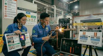 copper pipe brazing HVAC