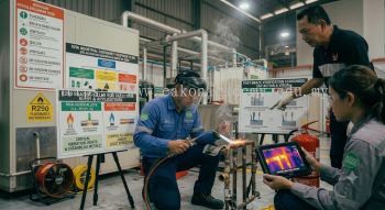 copper refrigeration line brazing