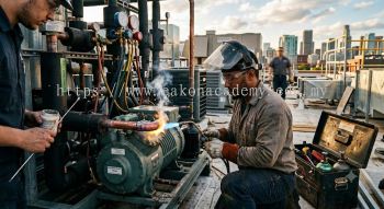 copper joint brazing refrigeration systems