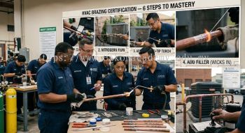 HVAC brazing process certification training