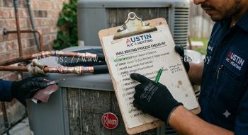 HVAC brazing process checklist