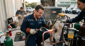 HVAC brazing process for installers