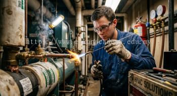 HVAC refrigeration brazing procedure