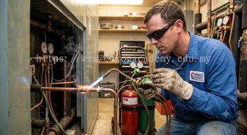 oxy acetylene refrigeration brazing process