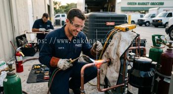 professional refrigeration brazing method