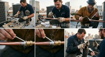 proper refrigeration brazing technique