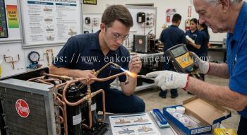 copper pipe brazing HVAC techniques