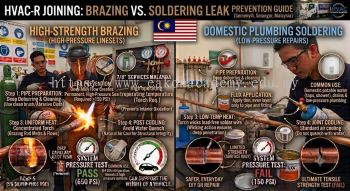 HVAC brazing vs soldering leak prevention