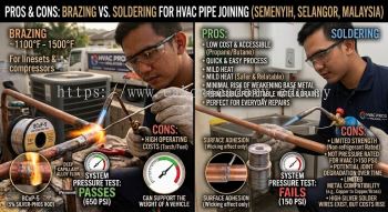 pros and cons brazing vs soldering HVAC
