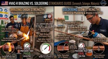 HVAC brazing vs soldering standards guide