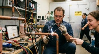 refrigeration maintenance silver brazing joints