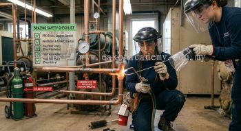 copper tube joining HVAC safety procedures
