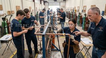 HVAC copper tube joining training course