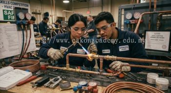 HVAC refrigeration copper tube joining
