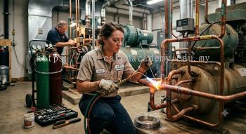 refrigeration copper tube brazing joining method