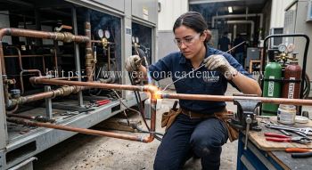 refrigeration copper tube joining process