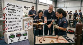 oxy acetylene brazing HVAC certification training